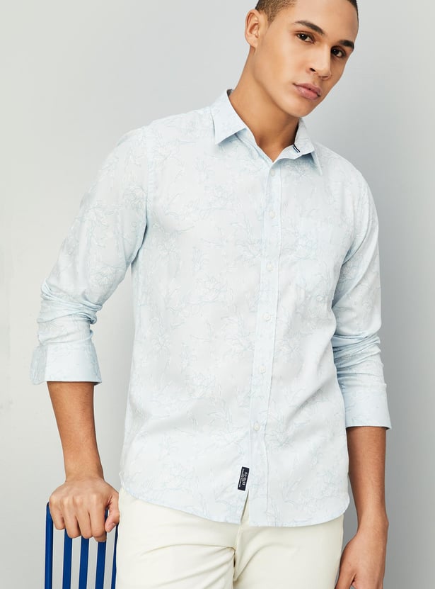 Buy Men Floral Printed Regular Fit Casual Shirt Online at just Rs. 999. ...