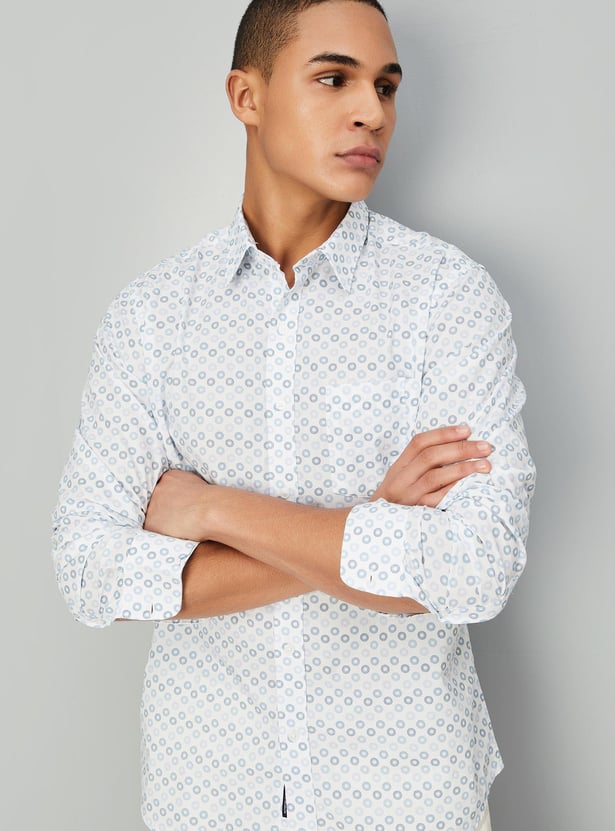 Buy Men Printed Regular Fit Casual Shirt Online at just Rs. 999.0 ...