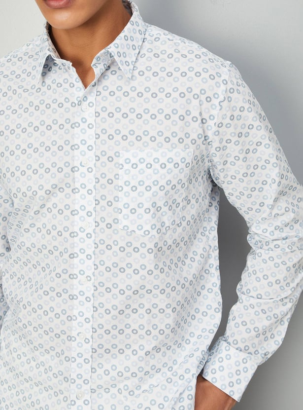 Men Printed Regular Fit Casual Shirt
