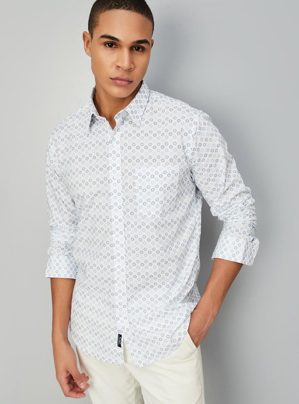 Men Printed Regular Fit Casual Shirt