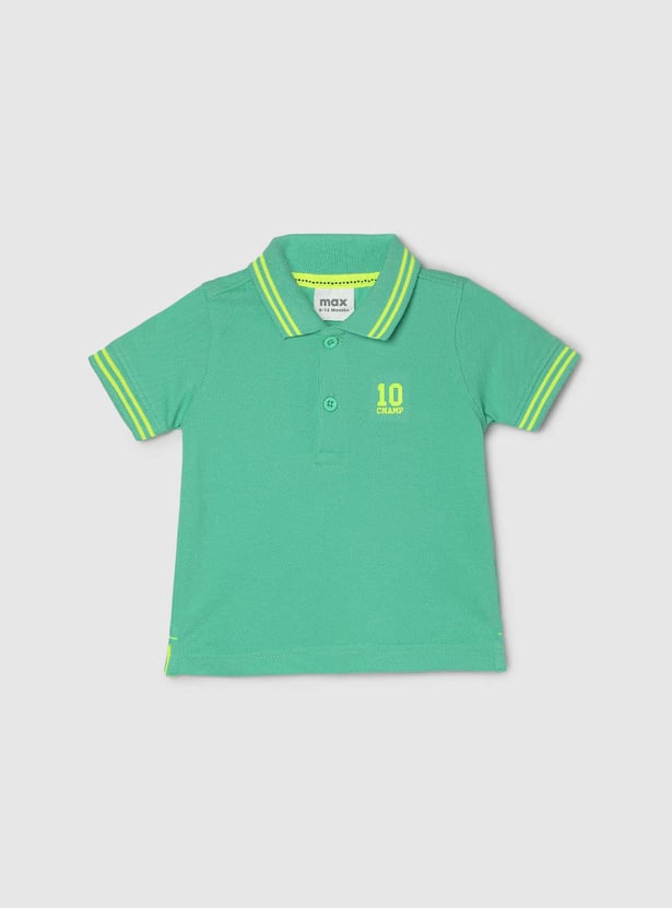 Boys Contrast Tipping Polo T-shirt