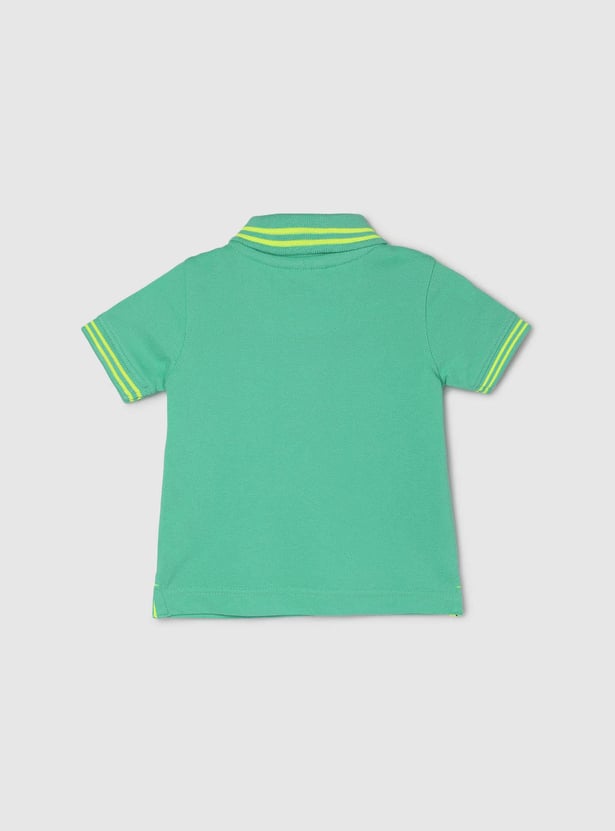 Boys Contrast Tipping Polo T-shirt