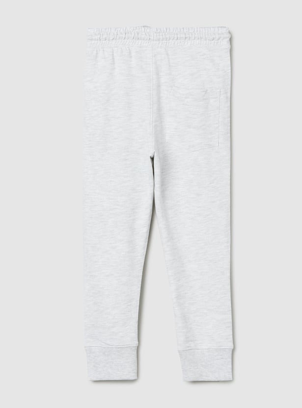 Boys Heathered Knit Joggers