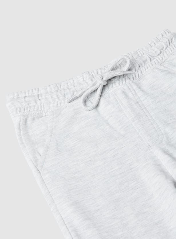 Boys Heathered Knit Joggers