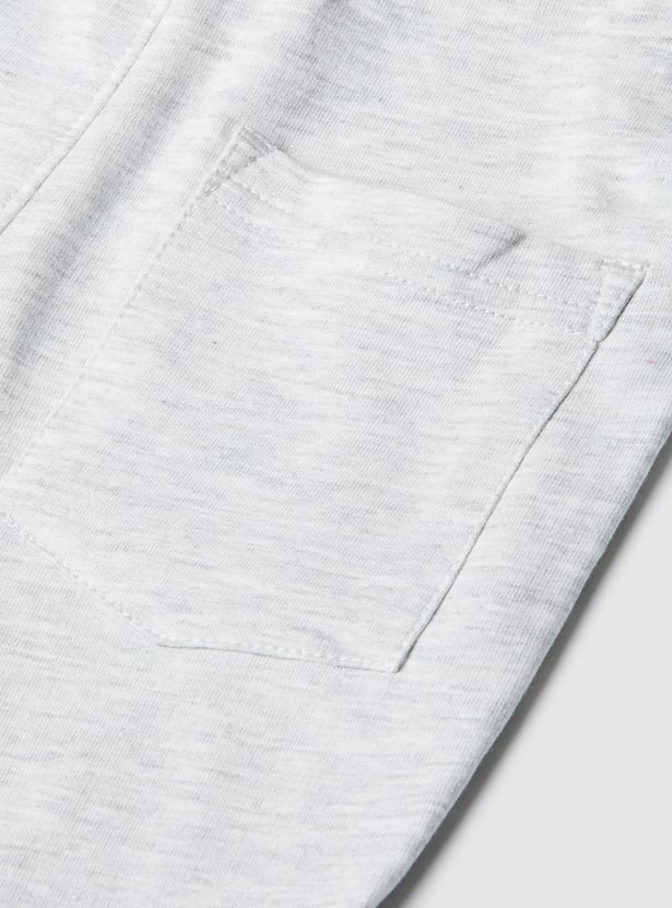 Boys Heathered Knit Joggers