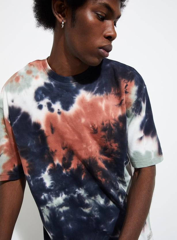 URB_N Men Oversized Tie & Dye T-shirt
