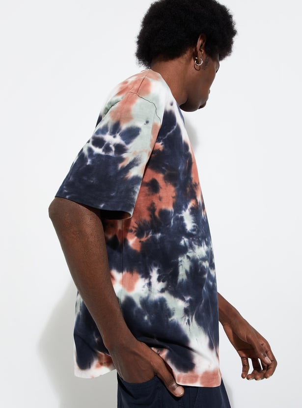 URB_N Men Oversized Tie & Dye T-shirt