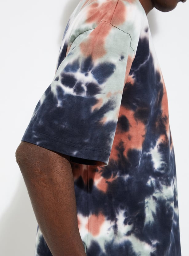 URB_N Men Oversized Tie & Dye T-shirt