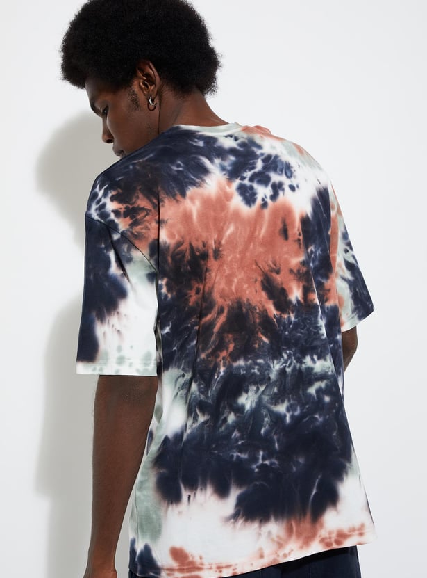 URB_N Men Oversized Tie & Dye T-shirt