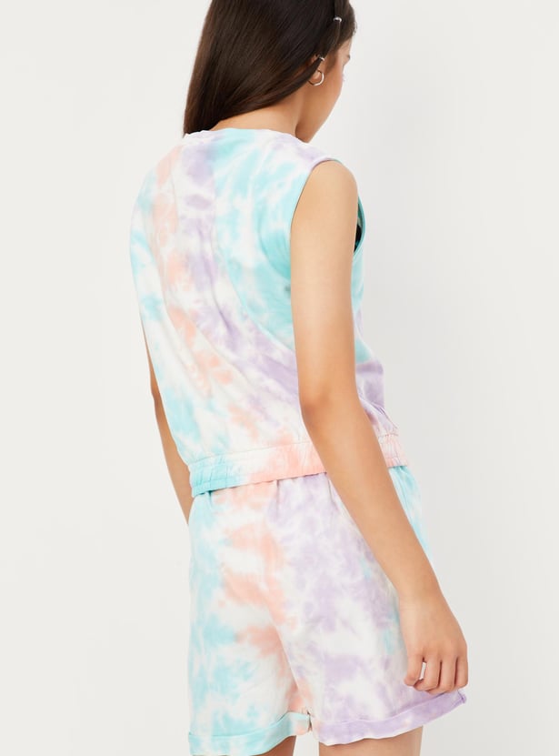 Girls Tie and Dye Co-Ord Set