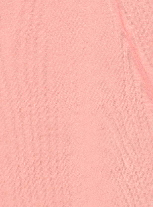 Girls Naruto Printed Boxy Cropped T-shirt