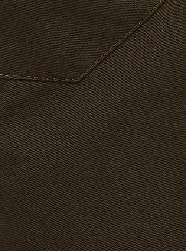 Men Solid Bermuda Shorts