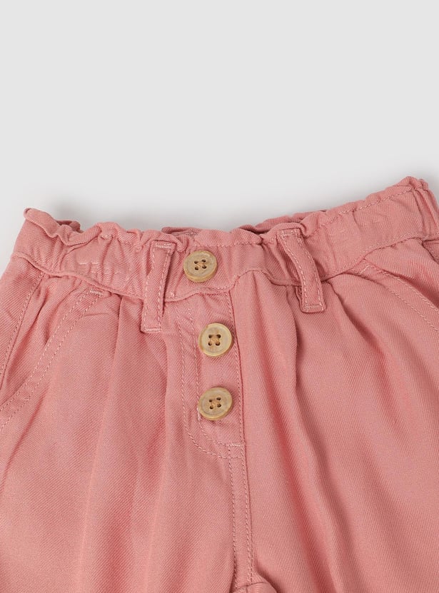 Boys Solid Woven Trousers