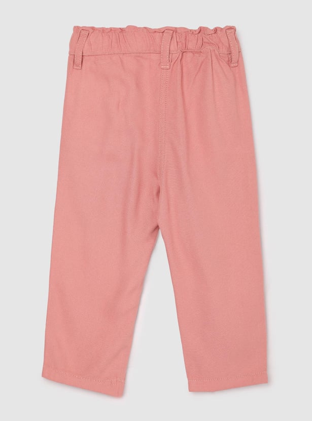 Boys Solid Woven Trousers