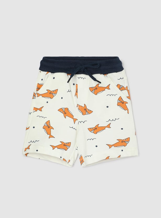 Girls Printed Knit Shorts