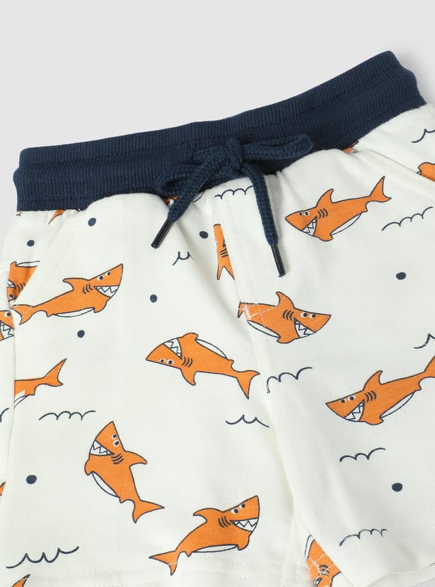Girls Printed Knit Shorts