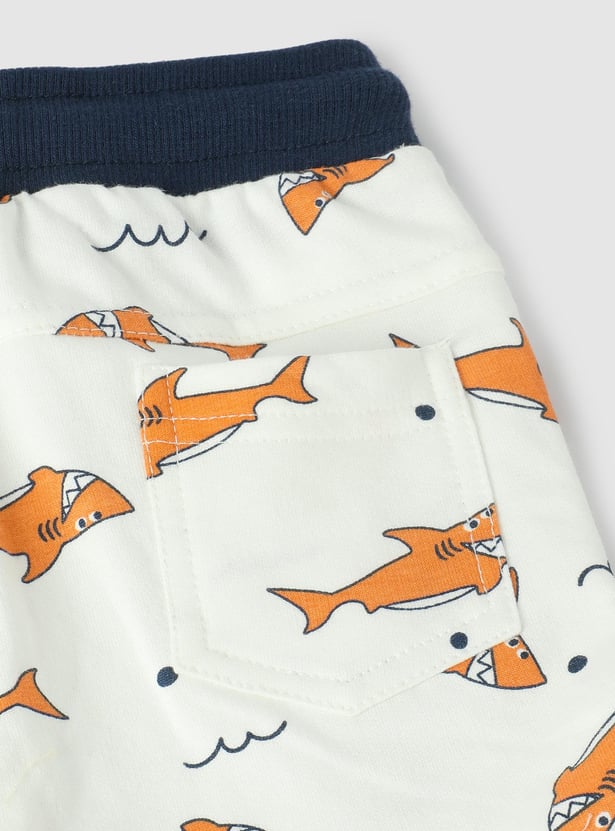 Girls Printed Knit Shorts