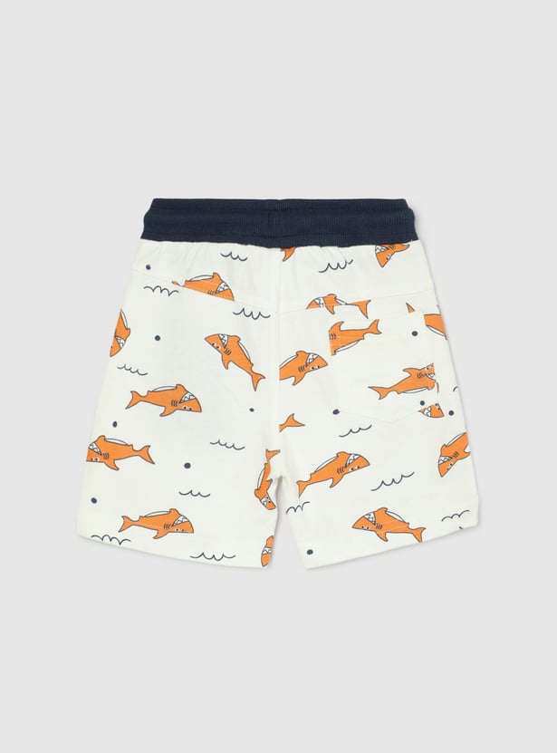 Girls Printed Knit Shorts