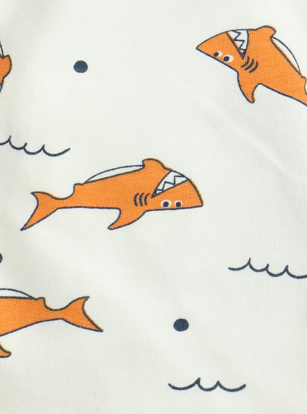 Girls Printed Knit Shorts