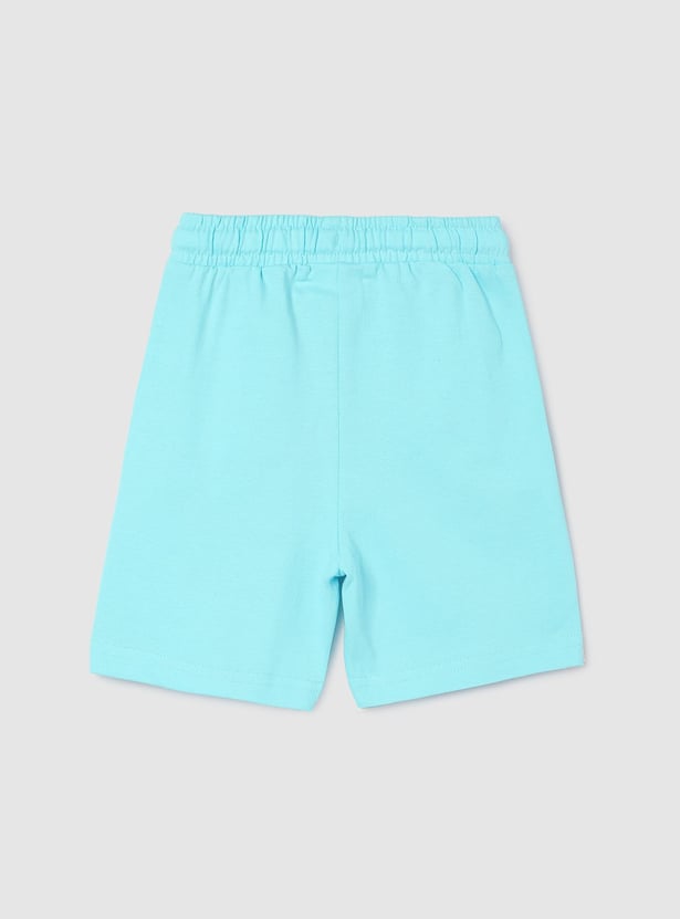 Boys Colourblock Shorts Set