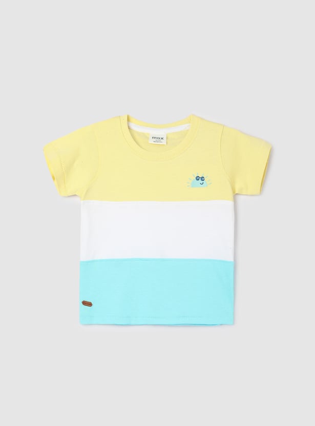 Boys Colourblock Shorts Set