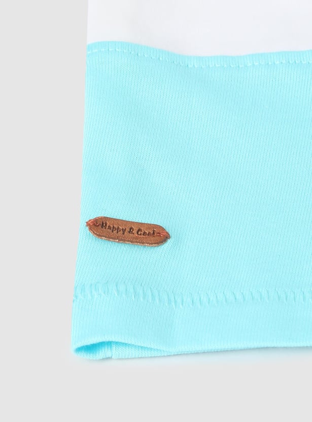 Boys Colourblock Shorts Set