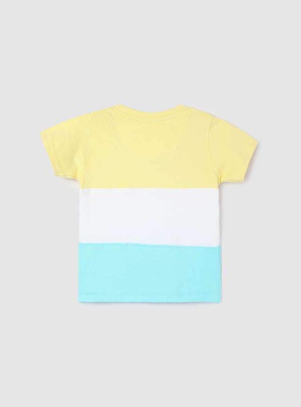 Boys Colourblock Shorts Set