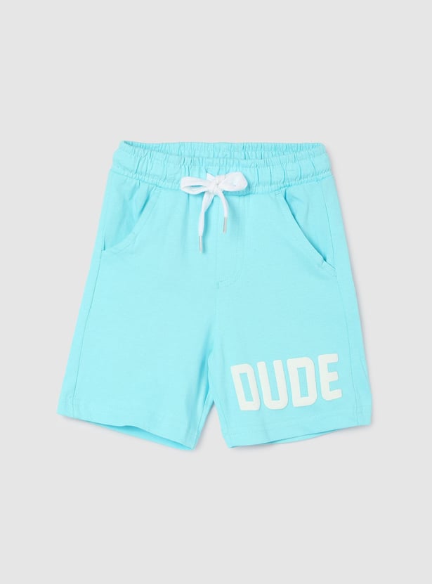 Boys Colourblock Shorts Set