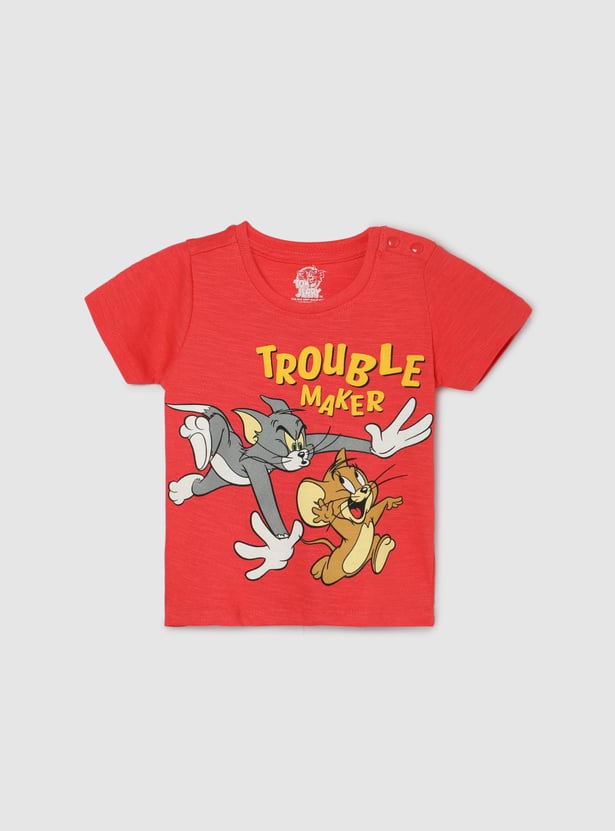 Boys Tom & Jerry Printed T-shirt