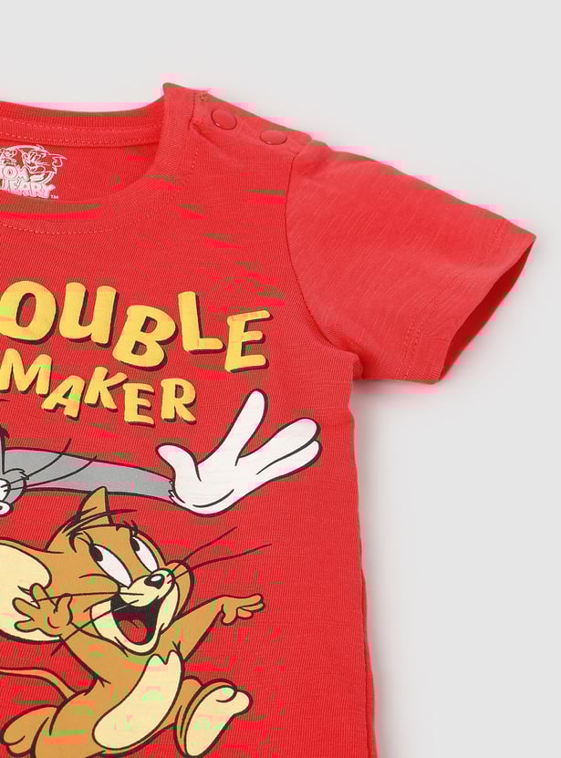 Boys Tom & Jerry Printed T-shirt