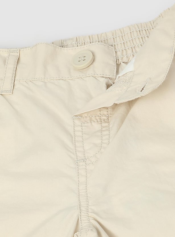 Boys Solid Regular Shorts