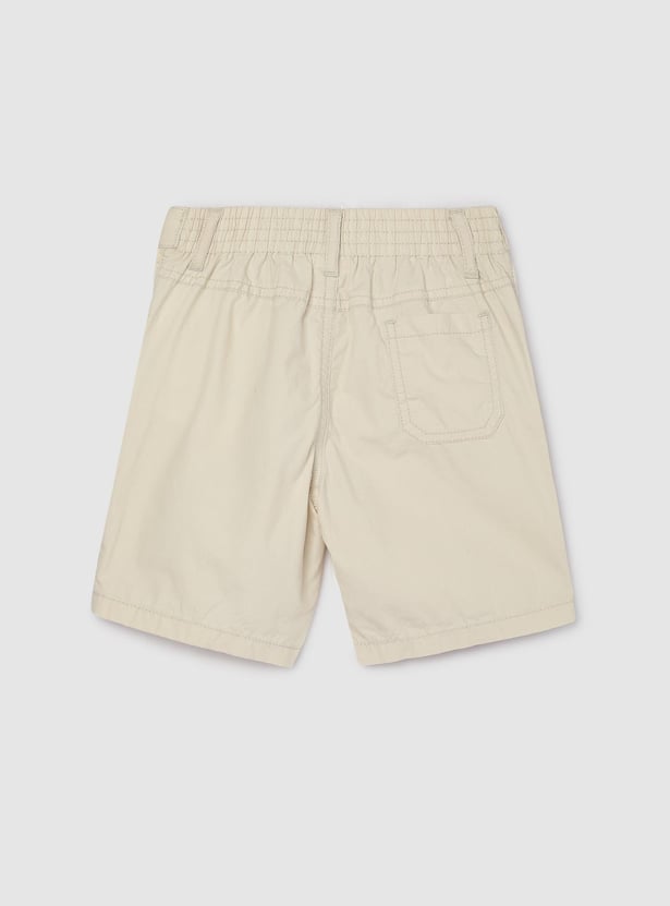 Boys Solid Regular Shorts