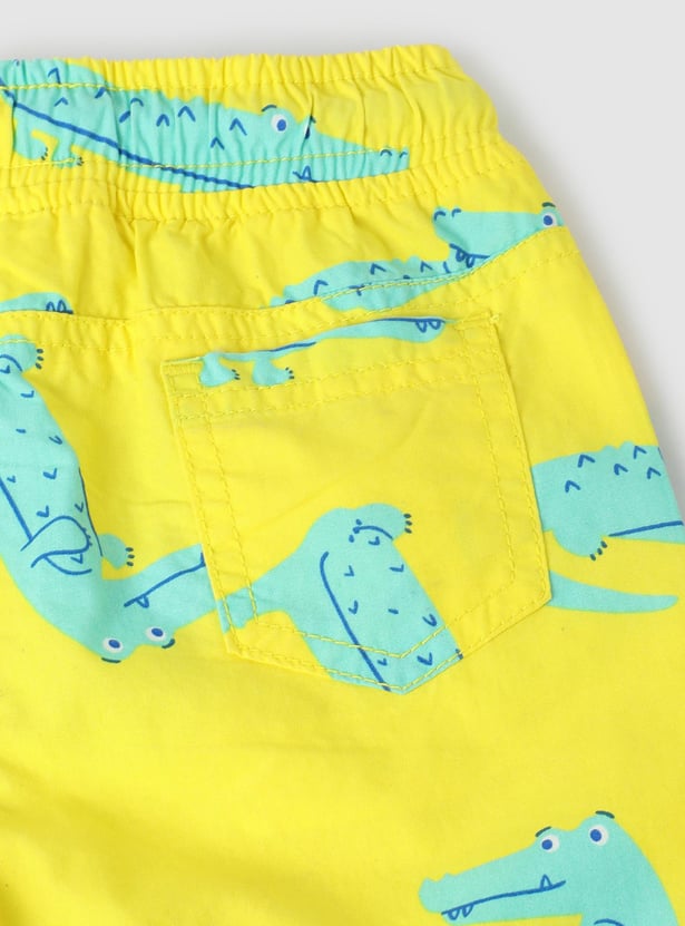 Boys Printed Woven Shorts