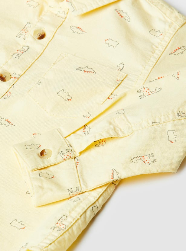 Boys All-Over Printed Shirt