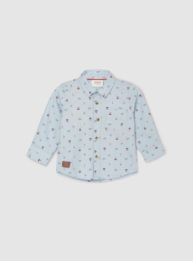 Boys Printed Casual Shirt