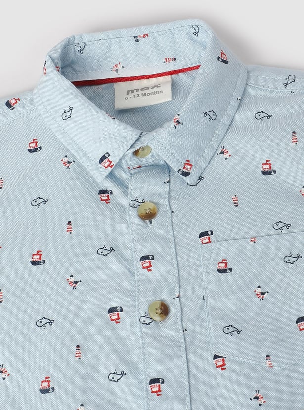 Boys Printed Casual Shirt