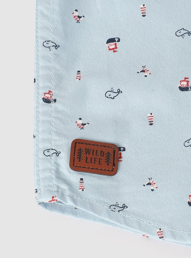 Boys Printed Casual Shirt