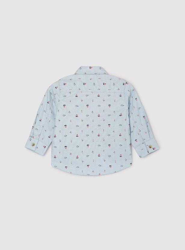 Boys Printed Casual Shirt
