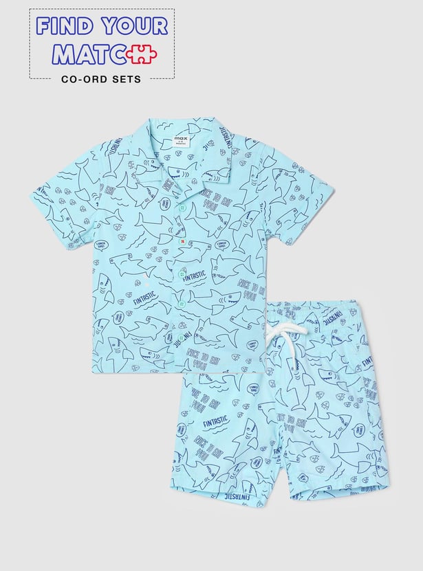 Boys All-Over Printed Shirt