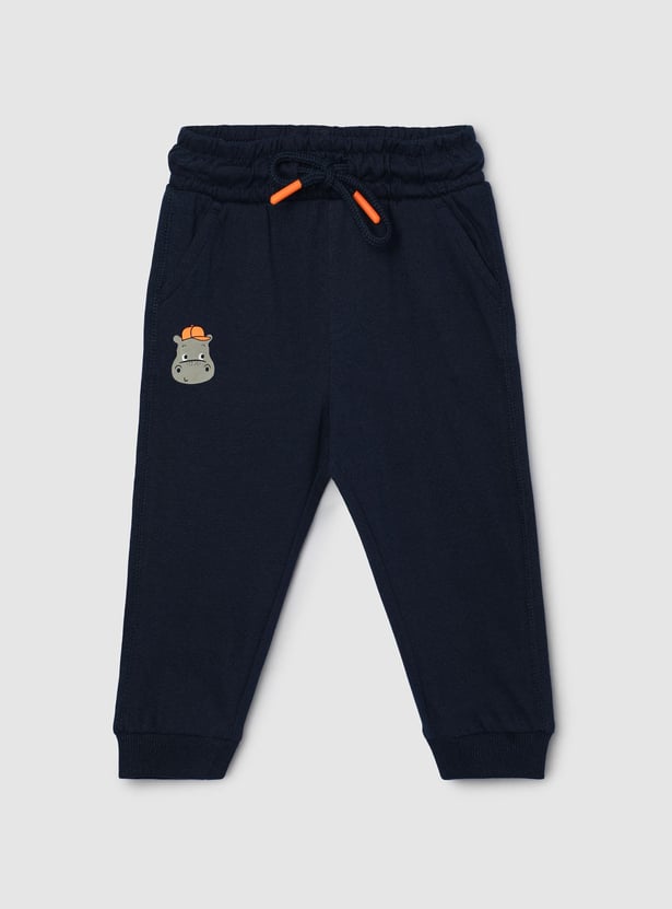 Boys Solid Elasticated Joggers