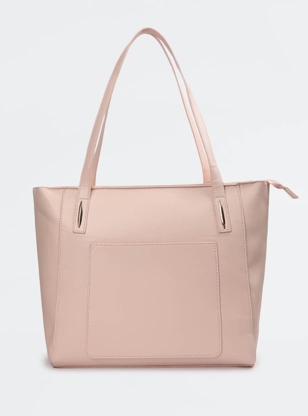 Women Solid Tote Bag