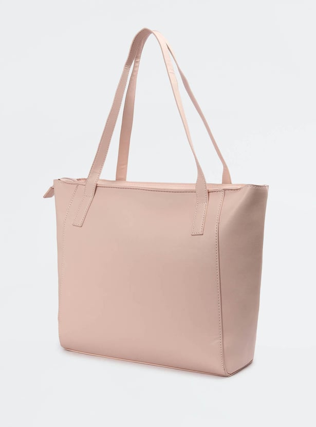 Women Solid Tote Bag