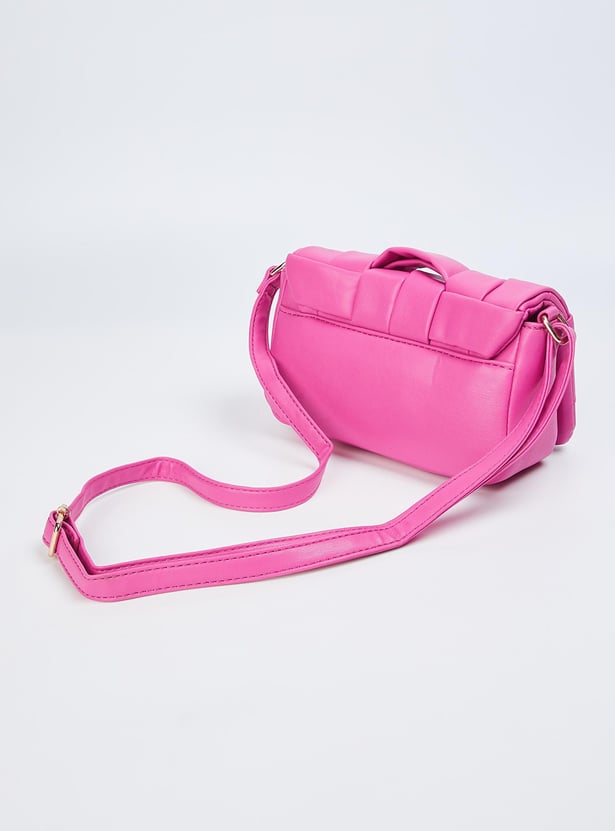 Women Solid Sling Bag