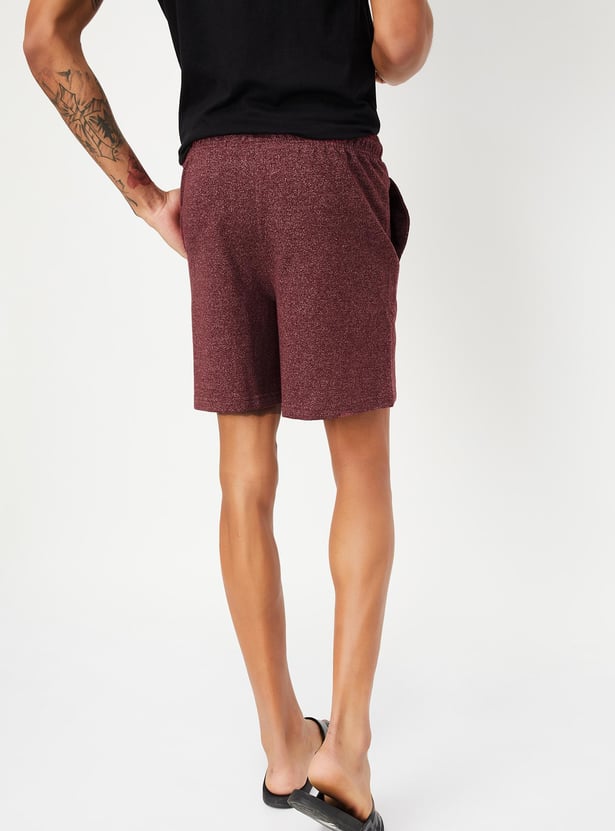 Buy Men Heathered Knit Lounge Shorts Online at just Rs. 499.0 ...