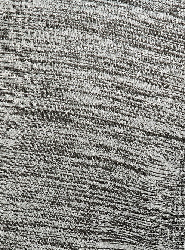 Men Heathered Slim Fit Track Pants