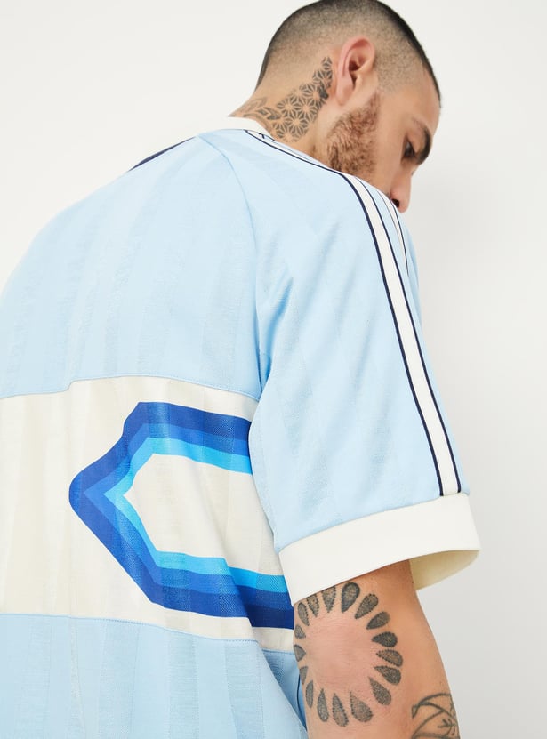 Men Printed Polo T-shirt