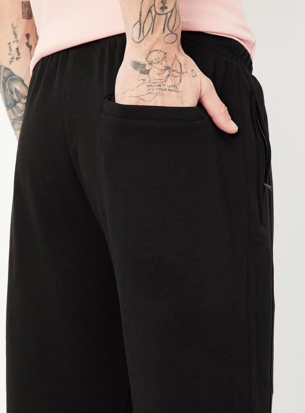 Men Solid Athleisure Track Pants