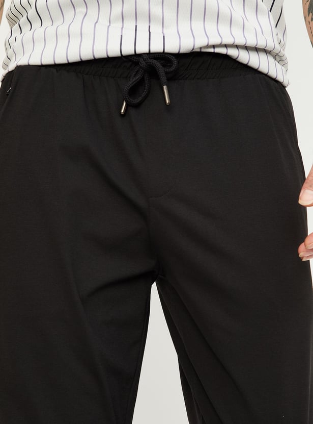 Men Solid Athleisure Joggers