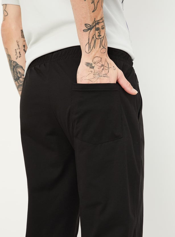 Men Solid Athleisure Joggers