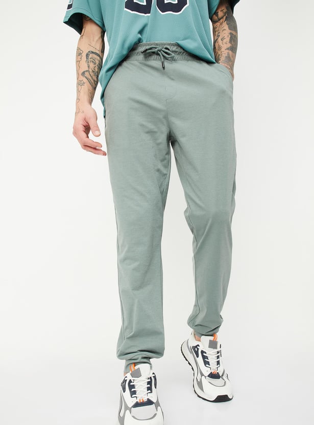 Men Solid Athleisure Joggers